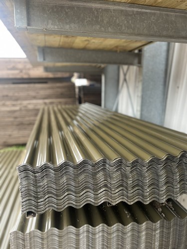 Corrugated metal plastic - metal,