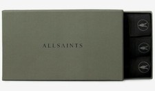 ALL SAINTS MENS BOXERS SHORTS UNDERWEAR BLACK COTTON SOFT BOXER 3 PACK