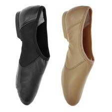 Starlite Hyper Slip On Leather Jazz Shoe with Split Rubber Sole