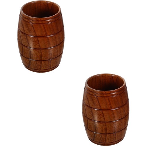 Wooden coffee mugs - mugs, set