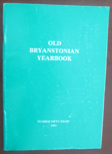 Old bryanstonian yearbook - bryanstonian,