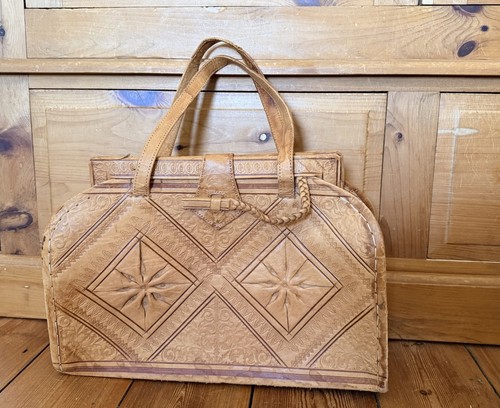 Vtg large tan - vtg, brown