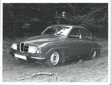 SAAB 96 1974 B/W PHOTOGRAPH