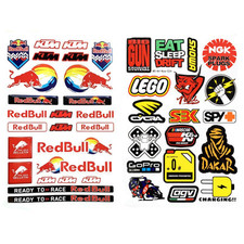 2 Sheets - REDBULL Motorbike