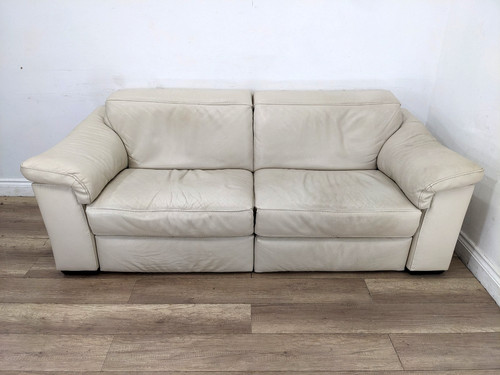 Sofa seater natuzzi cream - natuzzi,
