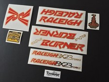 Raleigh Mk1 Extra Burner phase 2 BMX decal set 1983