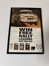 Framed Original 1990 Lancia