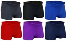 ACCLAIM Geraldton Boxer Plain Trunks Boys Tie Cord Nylon Lycra Swimming Seconds