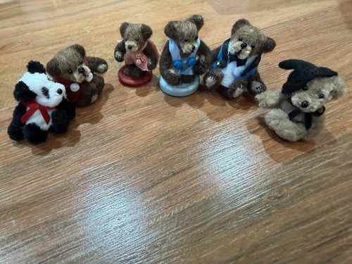 Vintage miniature teddy bear - teddy,