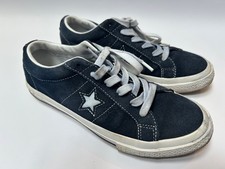 Womens Converse One Star Sneaker, UK 4.5, Blue, Excellent Condition