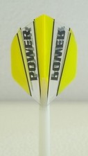 McCoy Power Max Standard Transparent Yellow and Clear Dart Flight