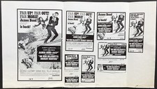 RARE Poster Ad Sheet/Ad Slick