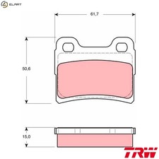 BRAKE PAD SET DISC BRAKE
