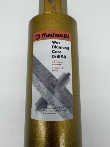 Wet diamond core drill bit - wet,