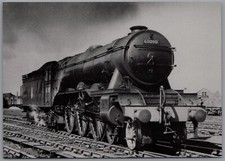 Ex-LNE Class A3 Pacific No 60080 Dick Turpin Steam Locomotive Railway Postcard