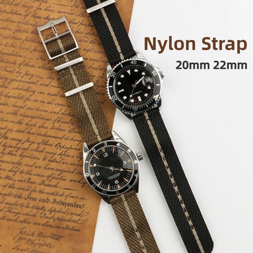 20mm 22mm nylon watch strap - 20mm,