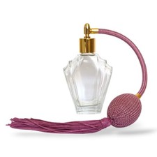 45ml Perfume Bottle with Purple Tassel Atomizer ~ Funnel & Gift Box ~ Flair (GF)