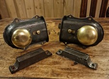 Victorian Privacy Lock, Keep & Brass Door Knobs &  Back Plate. 1 Left