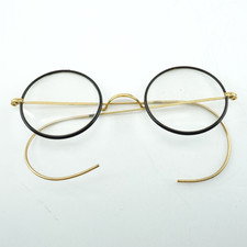 Antique Vintage Black Round