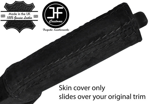 Black stitch handbrake handle - black,