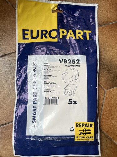 Vacuum cleaner bags vb253 to - 5,