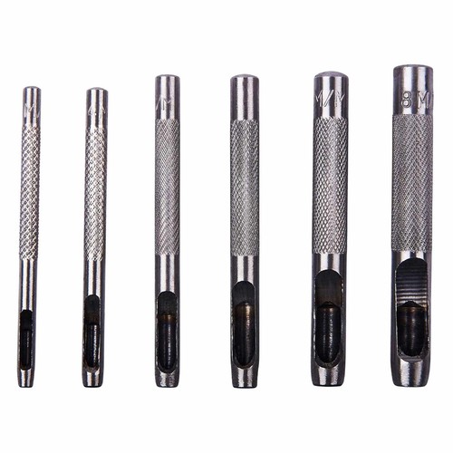 6pc precision hollow punch set - 6pc,