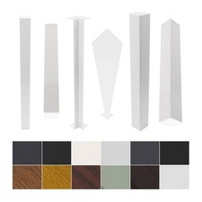 uPVC Fascia Board Trims Corners Plastic Joints Roofline Reveal Liner PVC