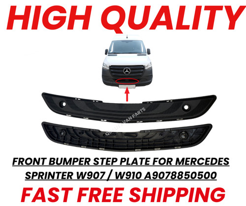 Front bumper step plate - bumper,