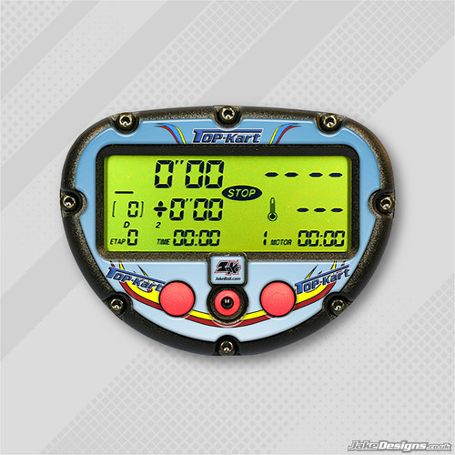 Top kart style gel sticker - style,