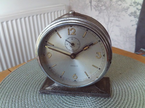Vintage veglia chrome alarm - vintage,