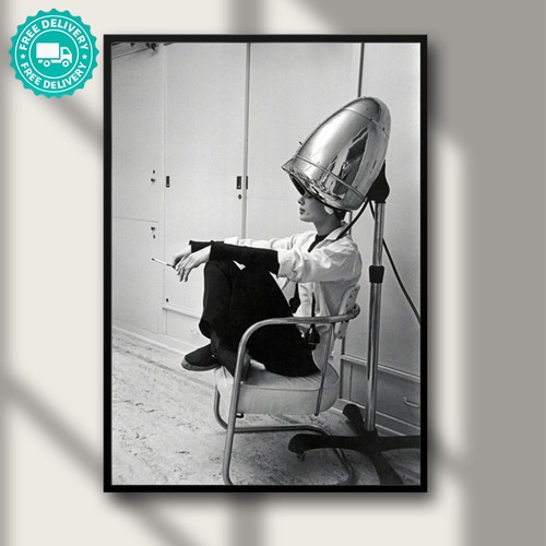 Vintage audrey hepburn smoking - vintage,
