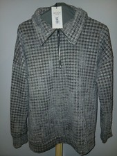 luca vanucci grey zip top bnwt