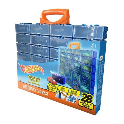 Hot wheels multibrick car case - hot,