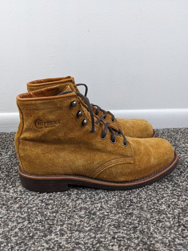 Chippewa tan suede leather - tan,