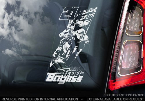 Troy bayliss car window - bayliss,