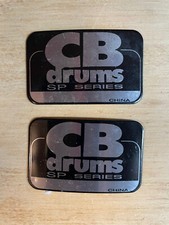 CB Drums Metal Drum Kit Badge - X2 - Good Condition👌