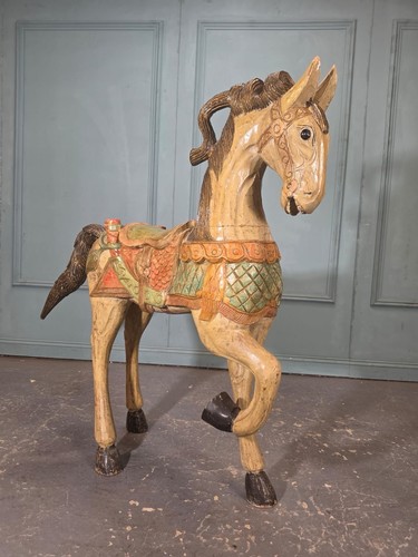 Large antique hand carved - large,