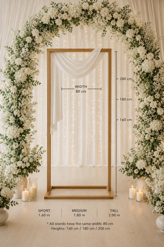 Wooden welcome sign stand - sign, with
