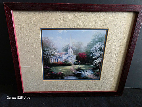 Vtg thomas kinkade hometown - thomas,