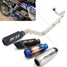 For Suzuki DRZ400 2000-2025 2024 20223 2022 Exhaust Front Mid Link Pipe Mufflers