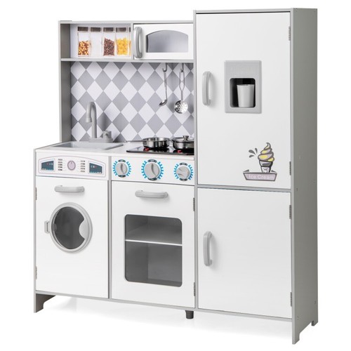 Kids toddler wooden kitchen - wooden,