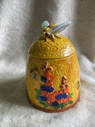 Vintage marutomoware honey pot - marutomoware,