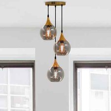 Vintage Smoked Glass Shade