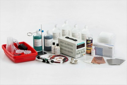 Gold plating kit for - gold, copper