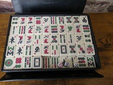 Vintage Mah Jong Set 144 Tiles