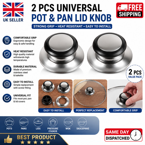 Pcs pan lid hand grip - pcs,