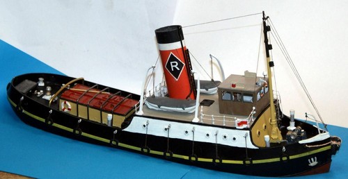 96ft estuary steam tug - estuary, boat