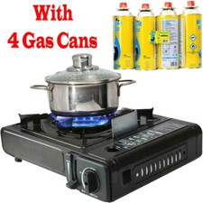 Portable Camping Stove Butane Gas Outdoor Cooker Stove Single Burner BBQ Cooking