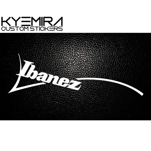 Ibanez logo guitar vinyl - logo,