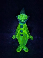 Rare Murano Blue & Clear Blown